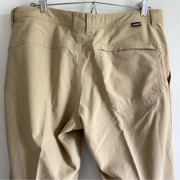 PATAGONIA Intercontinental Tan  Mid-Rise Hiking Pants Size 12 - Picture 7 of 16
